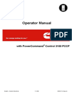 908-0114 Cummins Power Command Control 3100 Manual (11-2009)