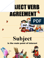 Subject Verb Agreement