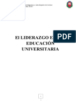 El LIDERAZGO - INFORME FINAL