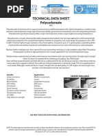 Technical Data Sheet Polycarbonate: Benefits Applications