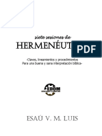 HERMENÉUTICA