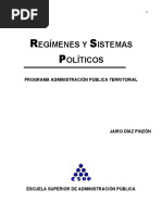 Regimen y Sistema Politico