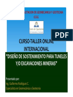 Curso OFFLINE Diseño de Sostenimiento - Unidad 2