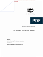 Test Methods For Electrical Insulators: American Nda RD