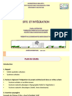 Site Et Inteegration Partie 2 L2 Arch 21