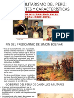 Primer Militarismo Del Perú 1827-1872