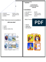 Silabus de La 1 y 2DO Unidad de Religión 2021