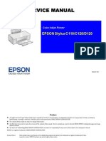 Service Manual: EPSON Stylus C110/C120/D120