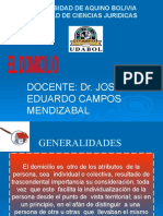 Tema 8 El Domicilio