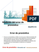 Error de Pronostico