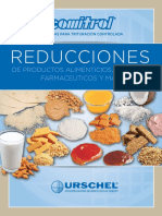 Reducciones de Productos Alimenticios