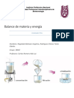 Balance de Energia - Cristalizador