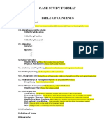 Case Study Format: (Explain The Aim of The Procedure and Discuss The Significance of The Results, Give Interpretations)