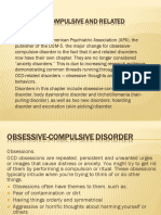 Obsessive-Compulsive and Related Disorders