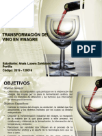 Transformación Del Vino en Vinagre