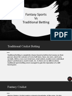 Fantasy Sports Vs Traditional Betting