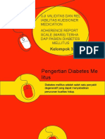 Uji Validitas Dan Rel Iabilitas Kuesioner Medication Adherence Report Scale (Mars) Terha Dap Pasien Diabetes Mellitus