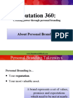 Reputation 360:: Creating Power Through Personal Branding