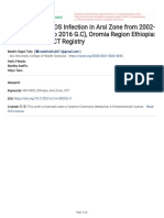 Trends of HIVAIDS Infection in Arsi Zone From 2002