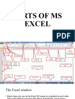 Parts of Ms Excel (q1)