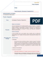 2 Entrega - Enunciado PI I - MKT - PROJETO INTEGRADOR I - INVESTIGACAO PESQUISA E DIAGNOSTICO