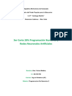 Programación Numérica y Redes Neuronales Artificiales