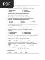 Camden County College MTH-111 Final Exam Sample Questions