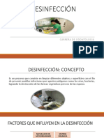 Bioseguridad Desinfeccion