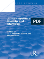 African Systems of Kinship and Marriage by A. R. Radcliffe-Brown and Daryll