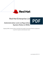 Red Hat Enterprise Linux-8-Administration and Configuration Tasks Using System Roles in Rhel-En-us