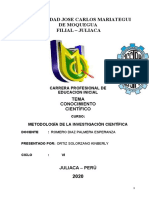 Conocimiento Cientifico Monografia UJCM