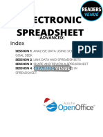 Electronic Spreadsheet Watermark