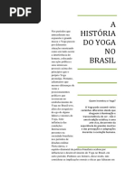 A História Do Yoga No Brasil