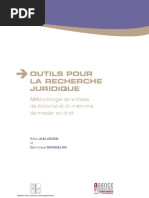 Outils Pour La Recherche Juridique