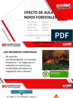 Proyecto de Aula Incendios Forestales