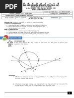 Exploration (AS) : Lesson Title: Angles Formed by Secants and Tangents Learning Competencies