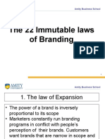 22 Laws of Branding