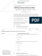 Combining Normal Random Variables