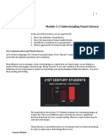 Module 1-2 Understanding Visual Literacy