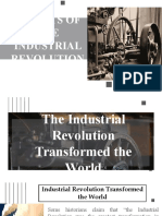 Results of Industrial Revolution