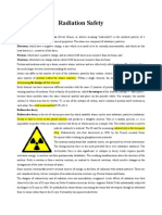 Radiation Safety: ἄτομος or átomos meaning "indivisible") is the smallest particle of a