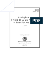 Nursing Role in HIV/AIDS Care and Prevention in South-East Asia Region