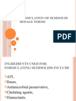 Lecture No 70, 71 Formulation of Semi Solids and Gels and Jellies