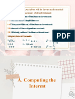 Computing Simple Interest Problem