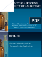 Chapter 3 Factors Influencing Toxicity BB