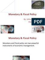 Monetary and Fiscal Policy - Ishita