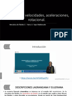 Semana 4 - Campo de Velocidades, Aceleraciones, Rotacional