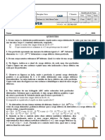 1 - Atividade Eletrostatica, Eletrização e Força Eletrica