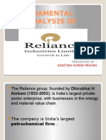 Fundamental Analysis of Ril