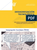 Desagregación Tecnológica: Dirección de Capacitación Y Certificación